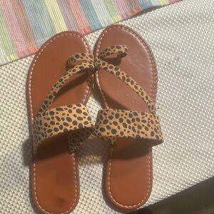 Leopard Print Women's Sandals